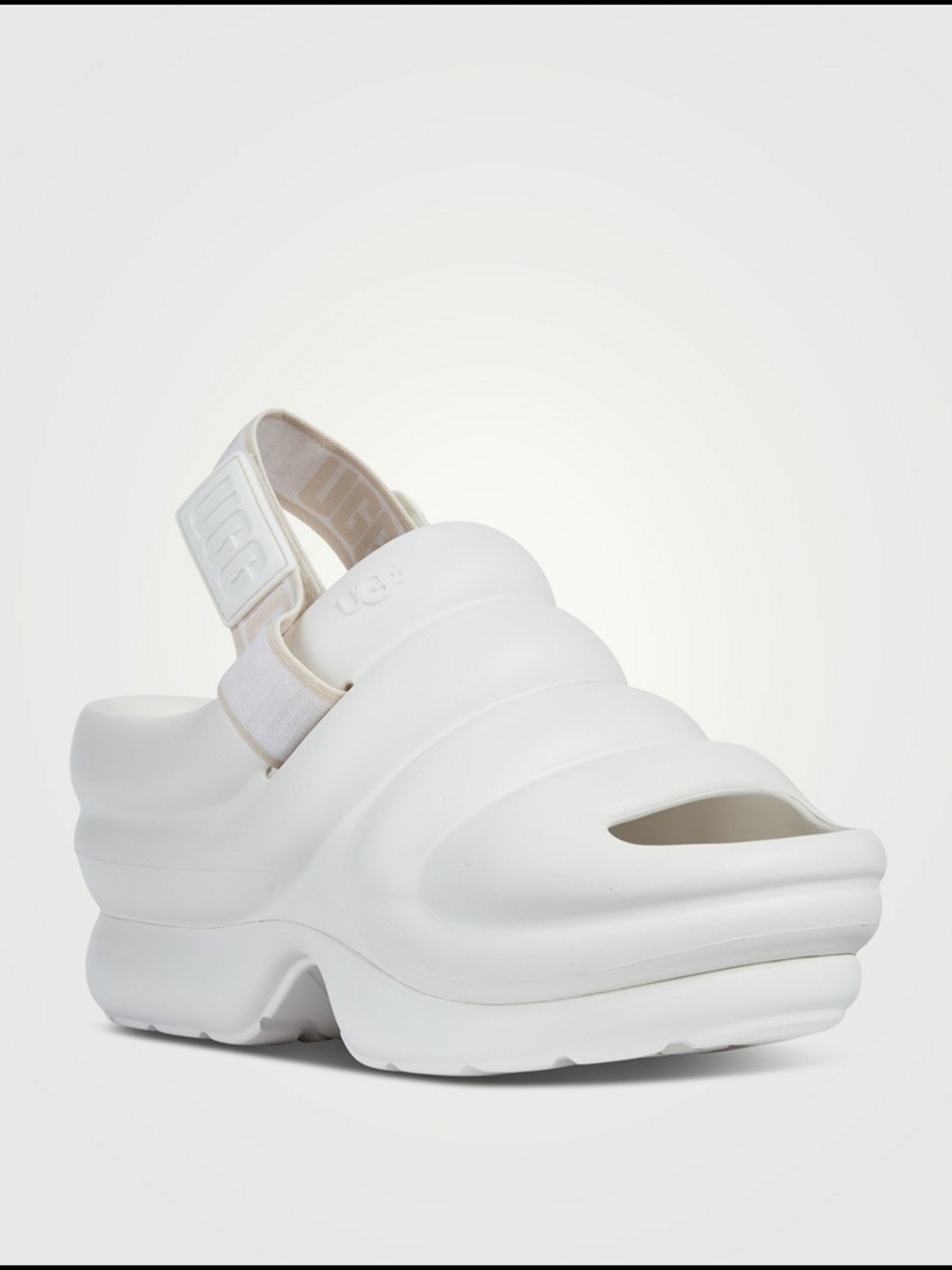 UGG Aww Yeah Platform Clog Sandal with Removable Logo Strap